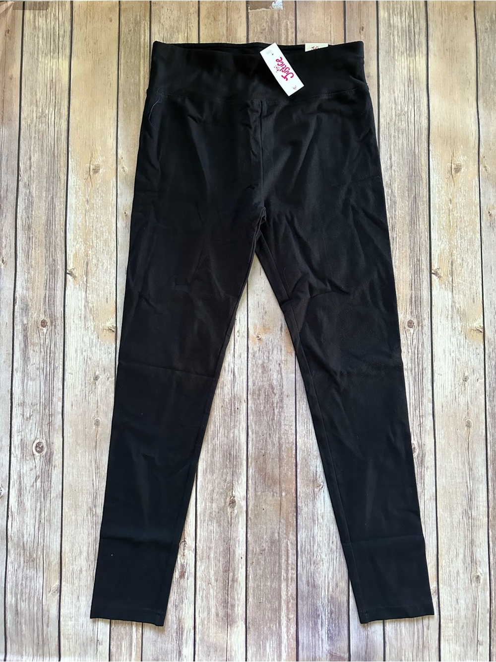 NWT Justice Black Girls Leggings
